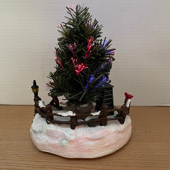 Winter Valley Christmas Holiday Scene Fiber Optic Playground Village *SEE VIDEO* - Picture 4 of 12